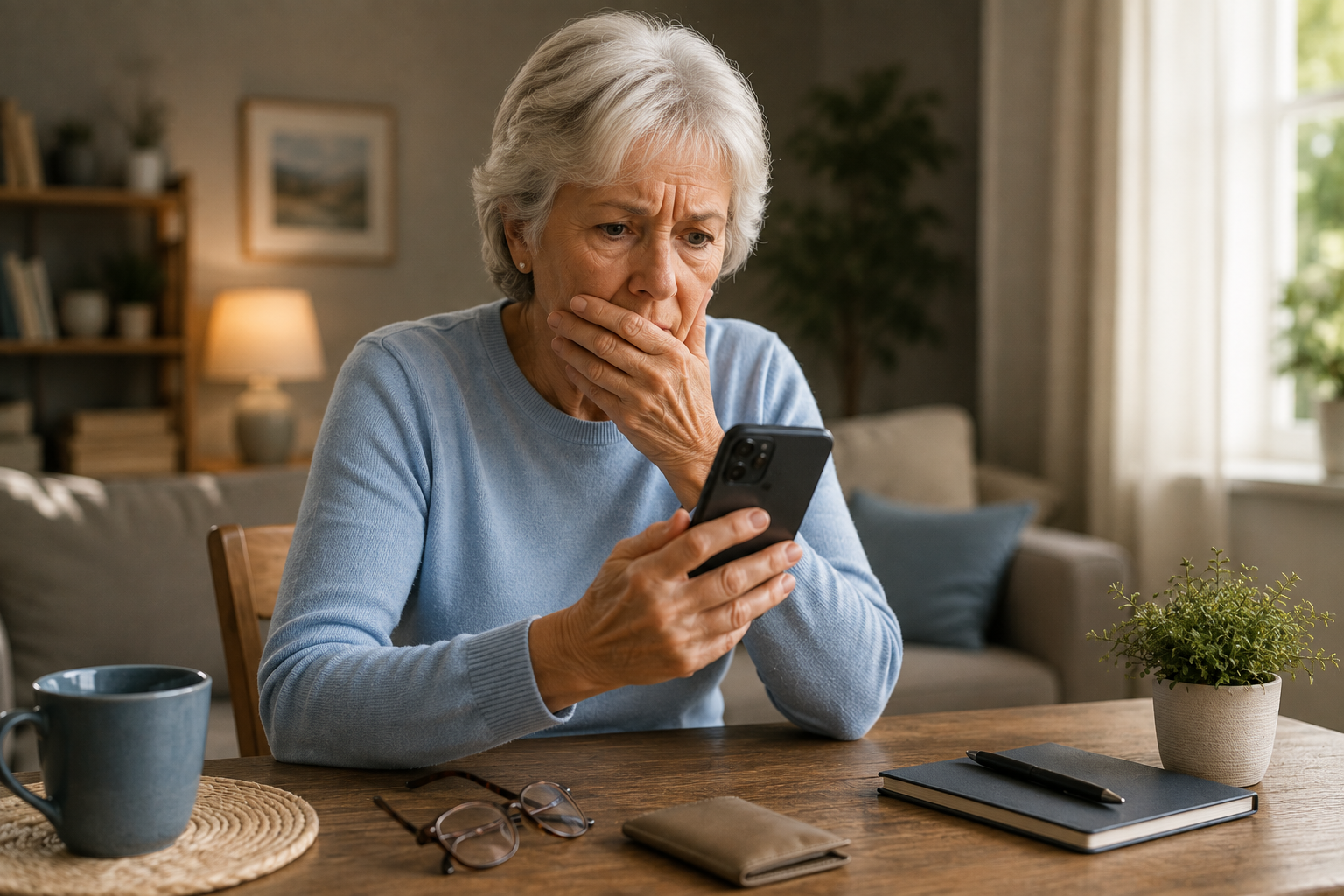 Pensionär som blivit utsatt för bedrägeri