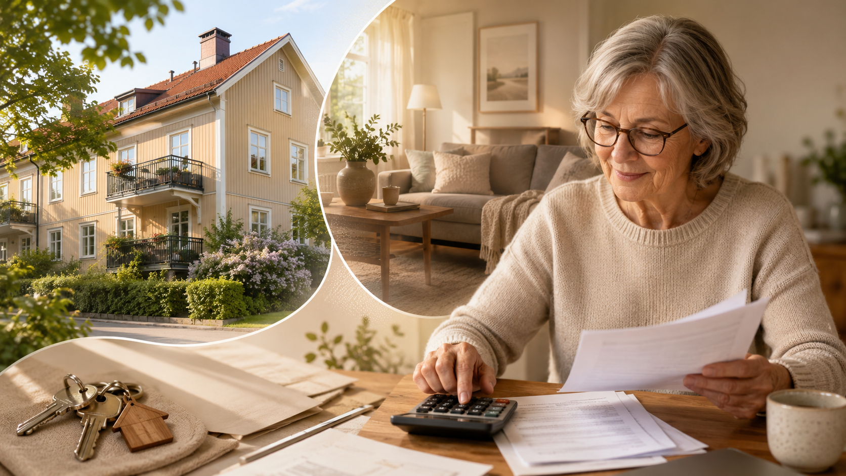 Pensionär som ansöker om bostadstillägg